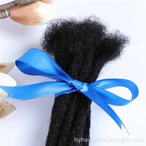 Lsybeauty 100% Human Hair Dread Lock Braid 12'' - 20'' Natural Afro Dreadlocks Extension